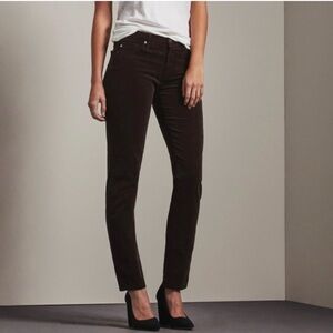 Anthropologie AG Sadie Corduroy Skinny Jeans | Charcoal Grey | 31 Regular